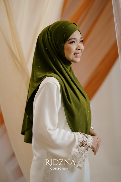 Ridzna Hijab 2-in-1 Stone