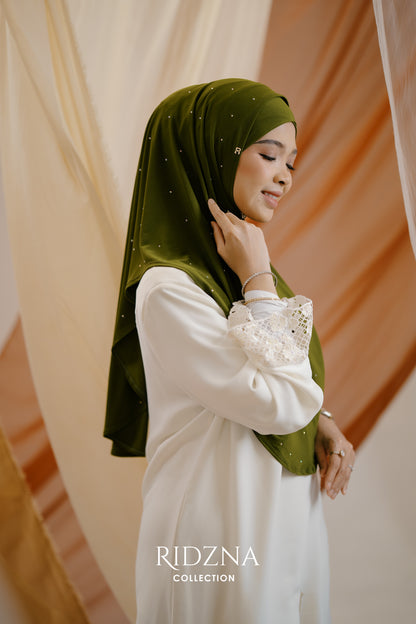 Ridzna Hijab 2-in-1 Stone