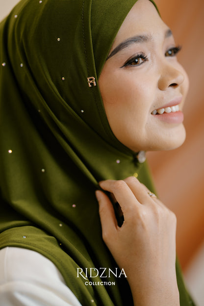 Ridzna Hijab 2-in-1 Stone