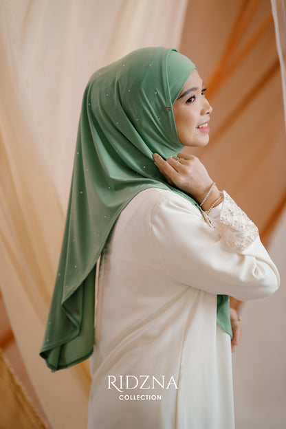 Ridzna Hijab 2-in-1 Stone