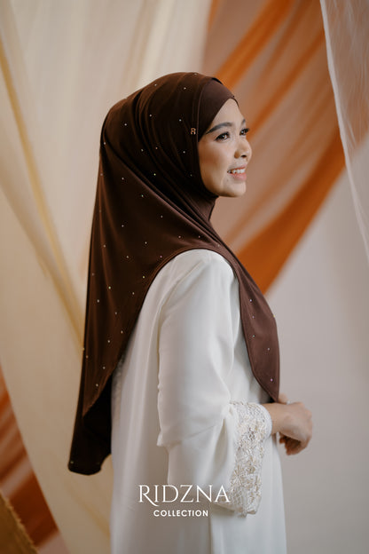 Ridzna Hijab 2-in-1 Stone