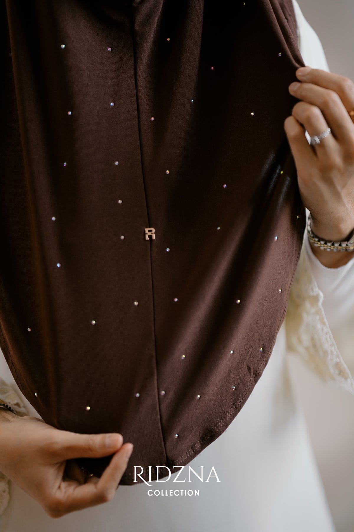 Ridzna Hijab 2-in-1 Stone