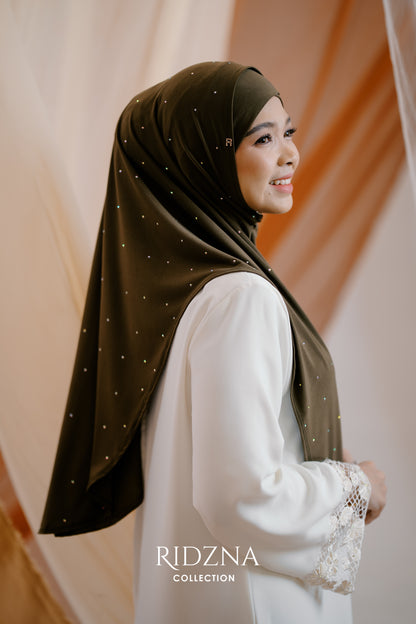 Ridzna Hijab 2-in-1 Stone