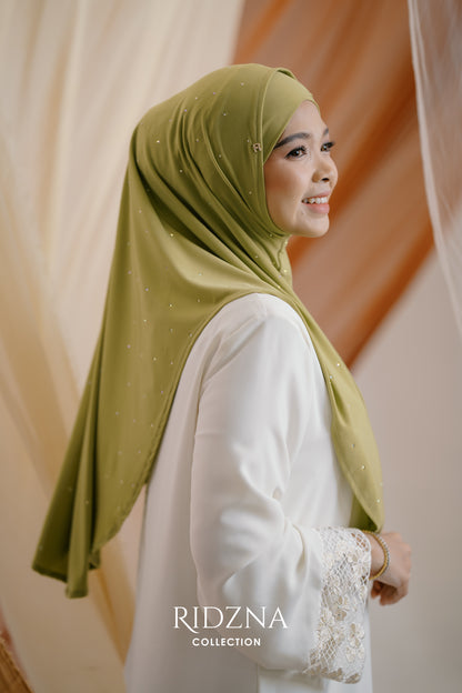 Ridzna Hijab 2-in-1 Stone