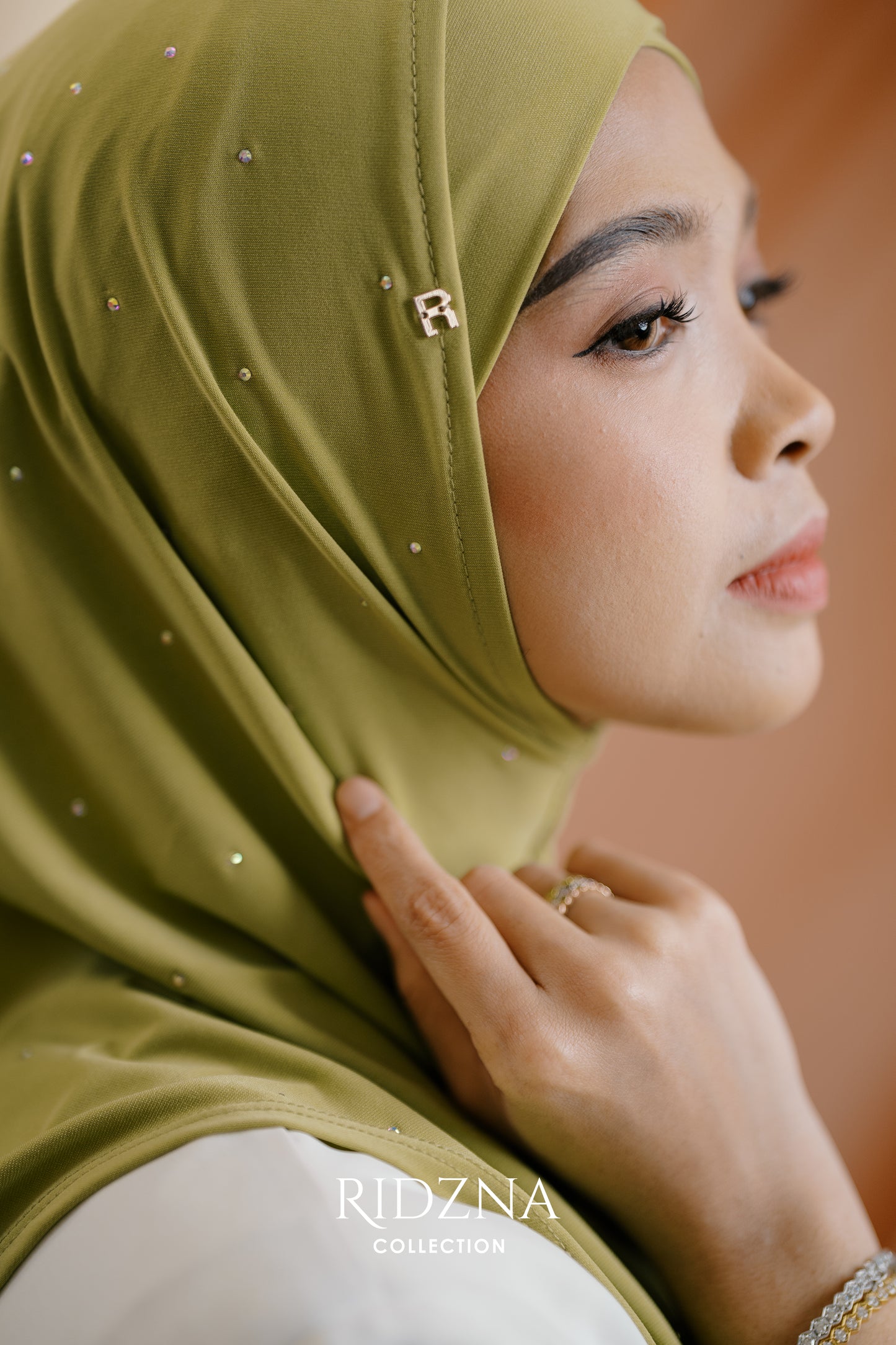 Ridzna Hijab 2-in-1 Stone