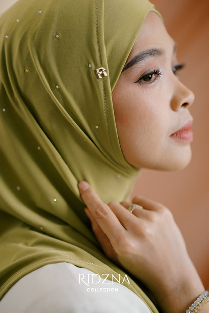 Ridzna Hijab 2-in-1 Stone