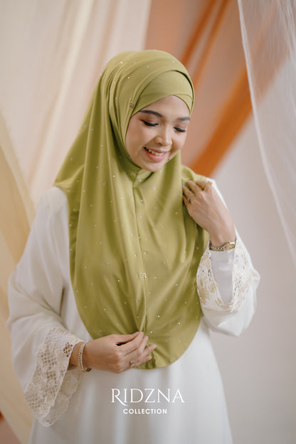 Ridzna Hijab 2-in-1 Stone