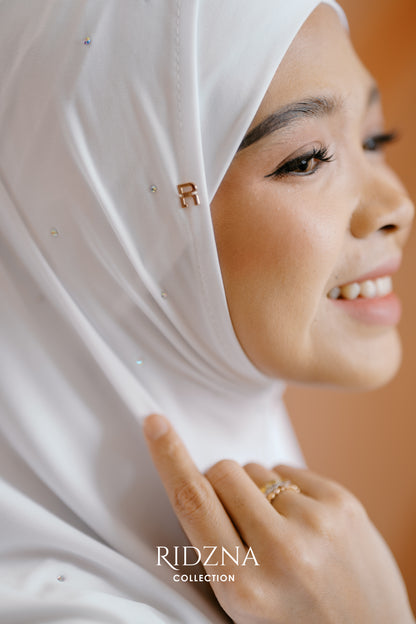 Ridzna Hijab 2-in-1 Stone