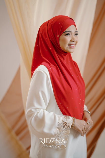 Ridzna Hijab 2-in-1 Stone