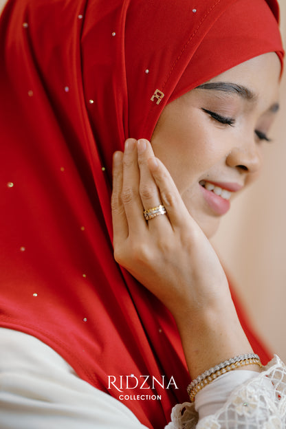 Ridzna Hijab 2-in-1 Stone
