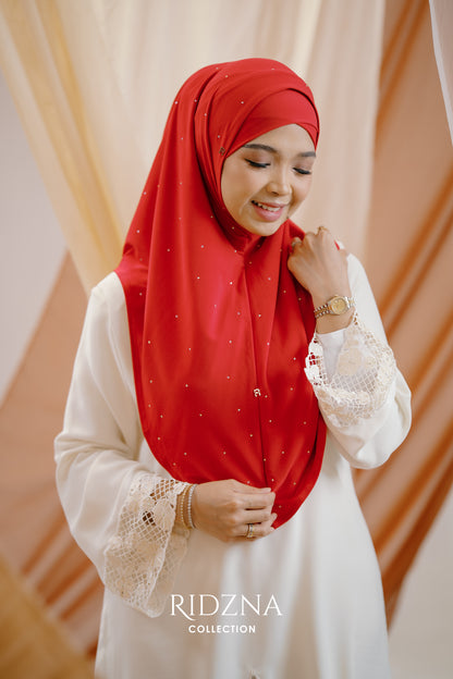 Ridzna Hijab 2-in-1 Stone