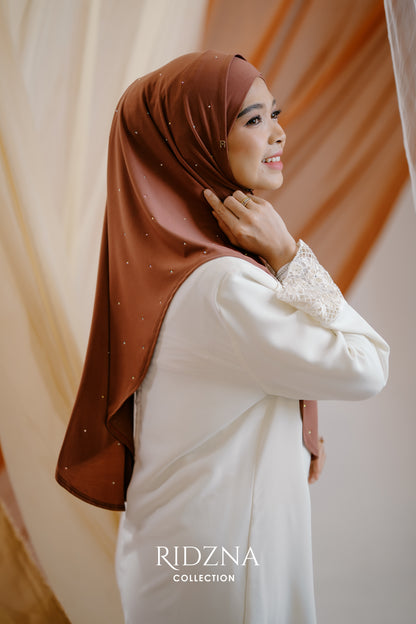 Ridzna Hijab 2-in-1 Stone