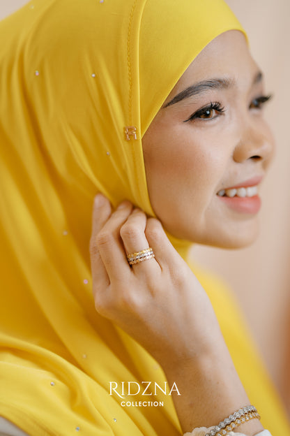Ridzna Hijab 2-in-1 Stone
