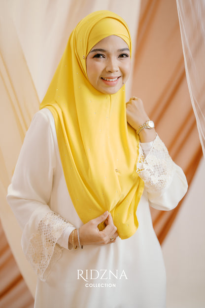 Ridzna Hijab 2-in-1 Stone