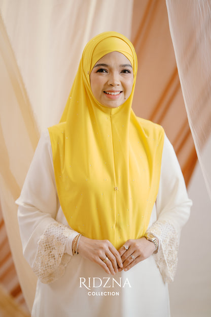Ridzna Hijab 2-in-1 Stone